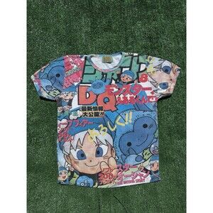 Work By Eaksak Vintage Dragon Quest All Over Print T-shirt Size S Japan Anime